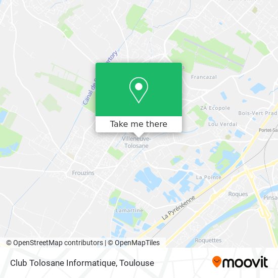 Club Tolosane Informatique map