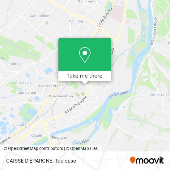 CAISSE D'ÉPARGNE map