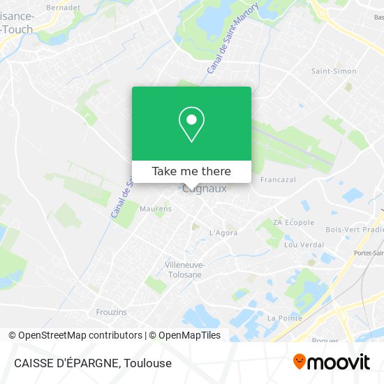Mapa CAISSE D'ÉPARGNE