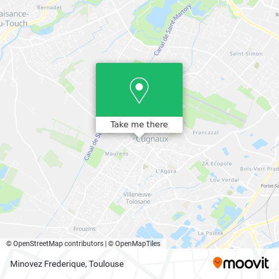 Mapa Minovez Frederique