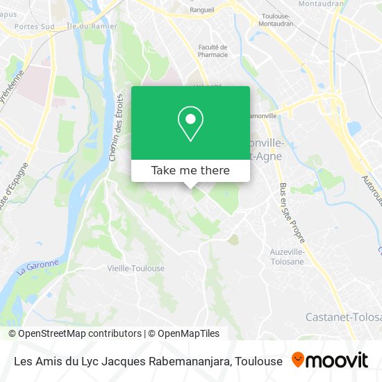 Les Amis du Lyc Jacques Rabemananjara map