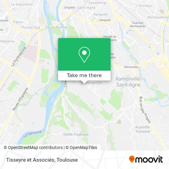Tisseyre et Associés map