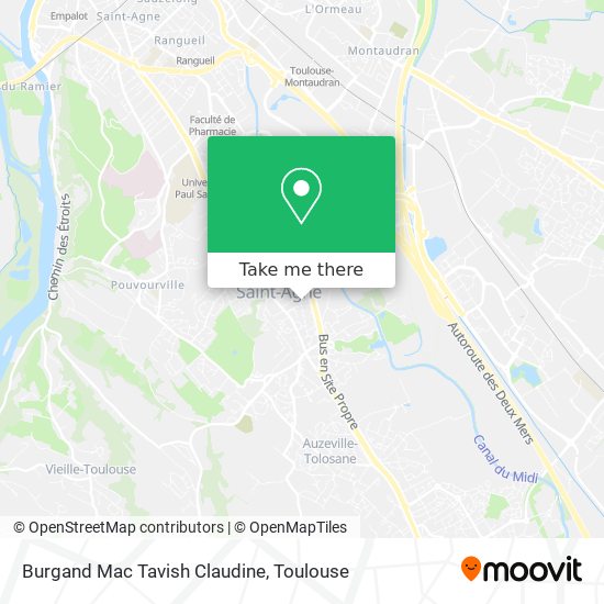 Burgand Mac Tavish Claudine map