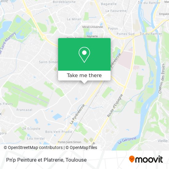 Pn'p Peinture et Platrerie map