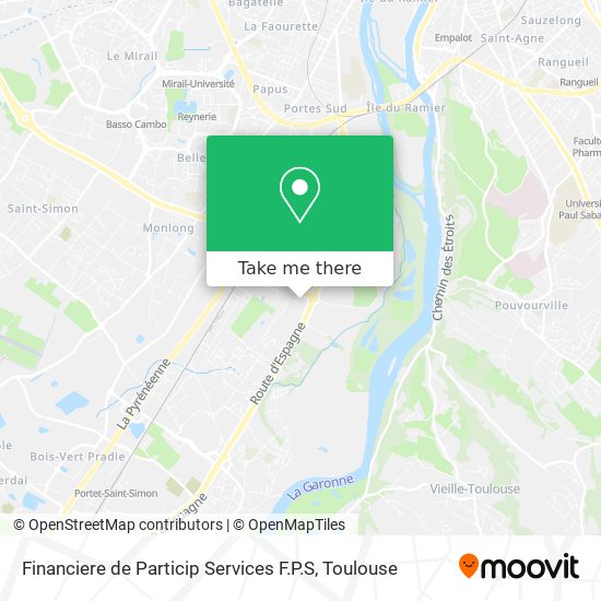 Financiere de Particip Services F.P.S map