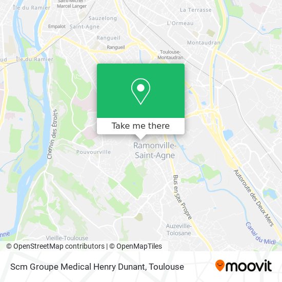 Scm Groupe Medical Henry Dunant map