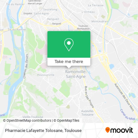 Pharmacie Lafayette Tolosane map