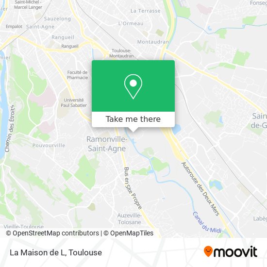 La Maison de L map