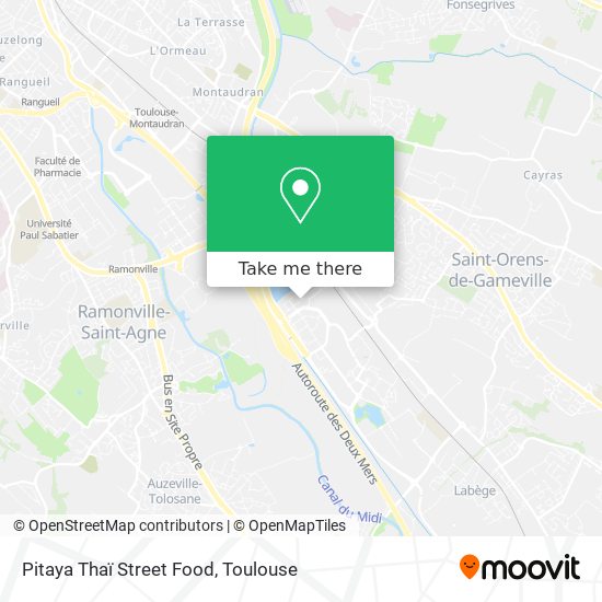 Pitaya Thaï Street Food map