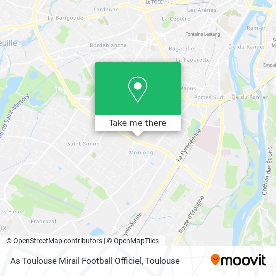 As Toulouse Mirail Football Officiel map