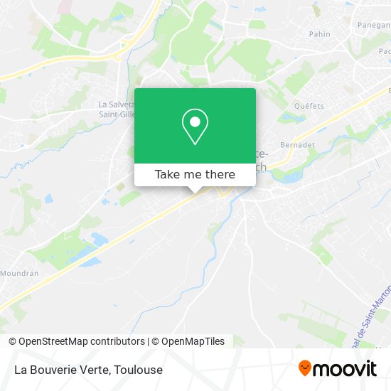 La Bouverie Verte map