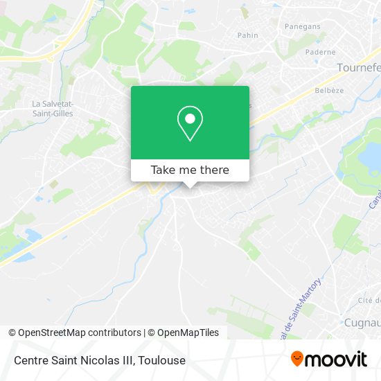 Centre Saint Nicolas III map