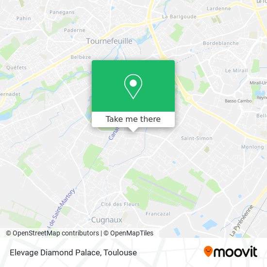 Elevage Diamond Palace map