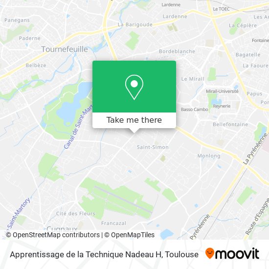 Apprentissage de la Technique Nadeau H map