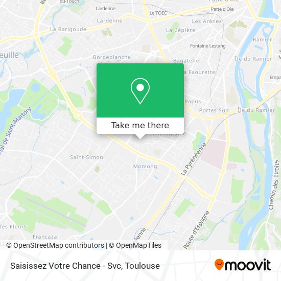 Mapa Saisissez Votre Chance - Svc