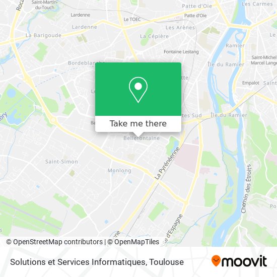 Solutions et Services Informatiques map