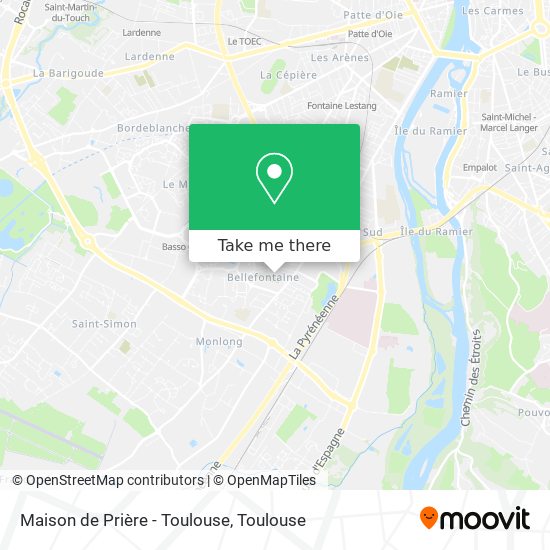 Maison de Prière - Toulouse map