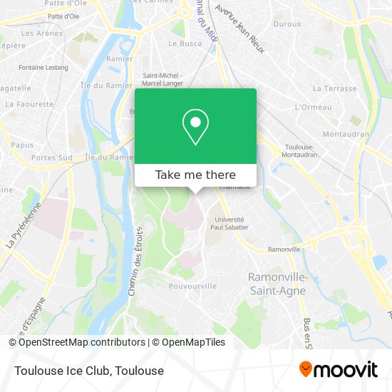 Toulouse Ice Club map