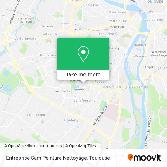 Entreprise Sam Peinture Nettoyage map