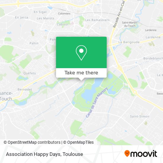 Association Happy Days map