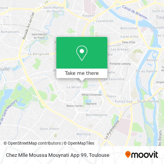 Chez Mlle Moussa Mouynati App 99 map