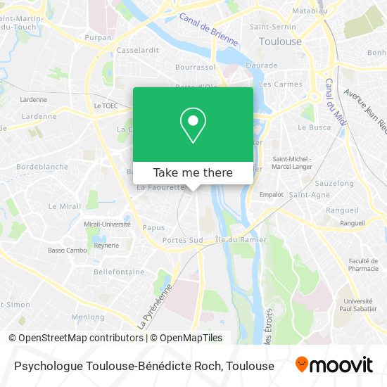 Psychologue Toulouse-Bénédicte Roch map