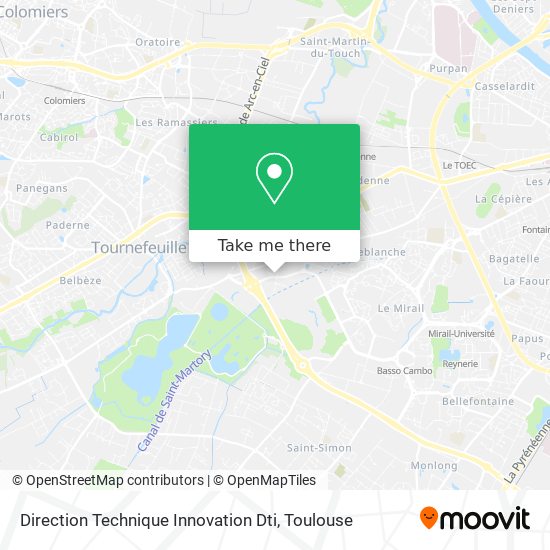 Mapa Direction Technique Innovation Dti