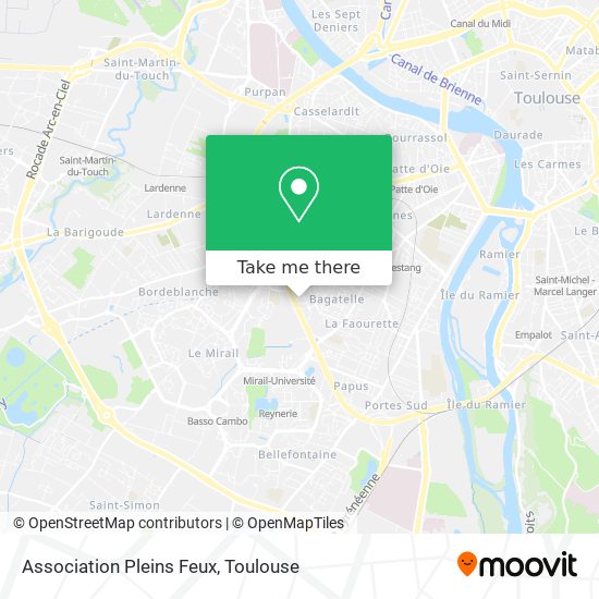 Association Pleins Feux map