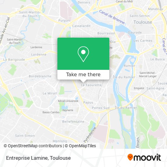 Entreprise Lamine map