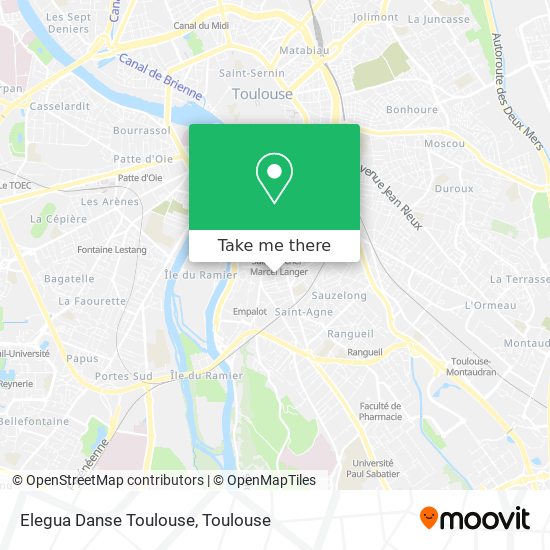 Mapa Elegua Danse Toulouse