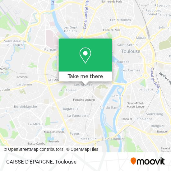 CAISSE D'ÉPARGNE map