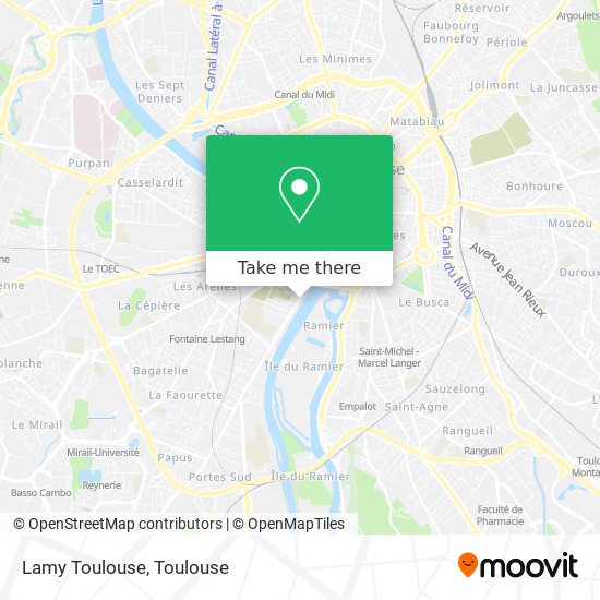 Lamy Toulouse map