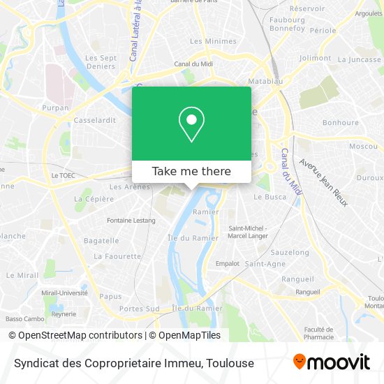 Syndicat des Coproprietaire Immeu map