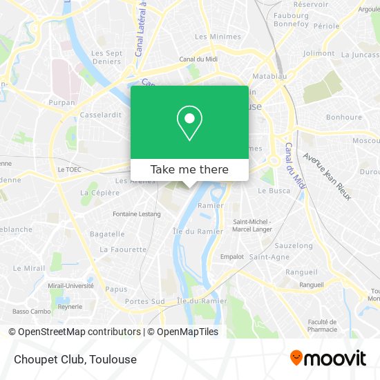 Choupet Club map