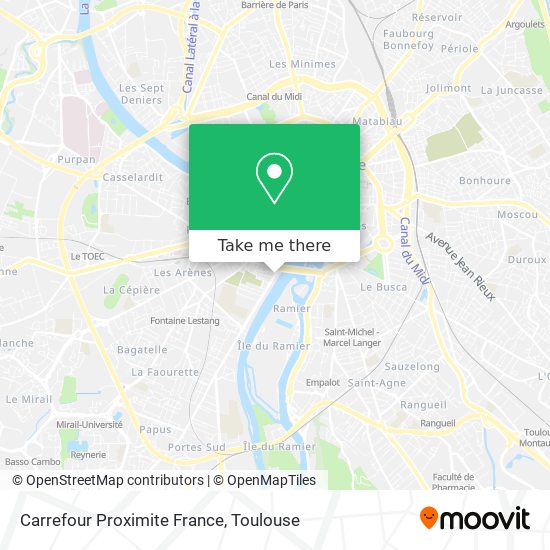 Carrefour Proximite France map