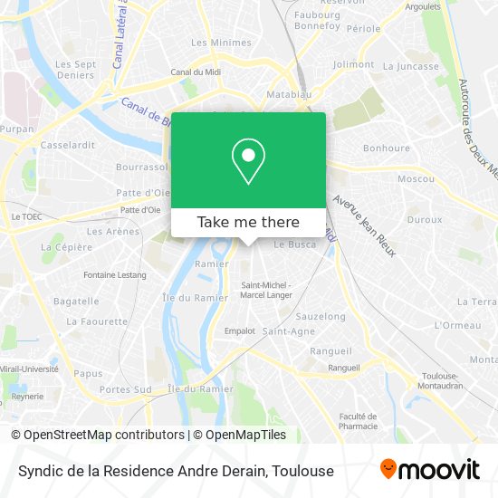 Syndic de la Residence Andre Derain map