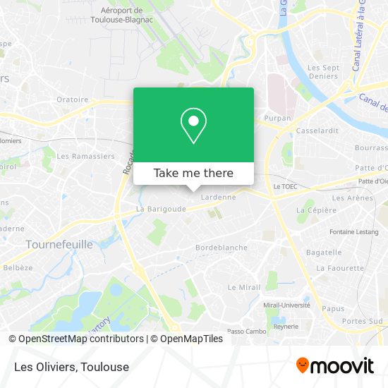 Les Oliviers map