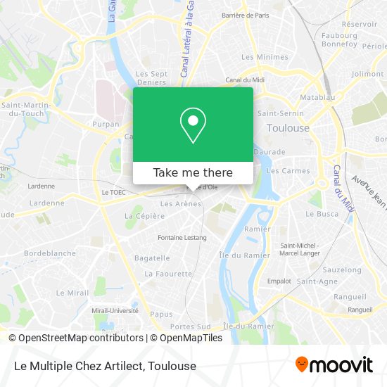 Le Multiple Chez Artilect map