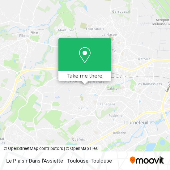 Le Plaisir Dans l'Assiette - Toulouse map