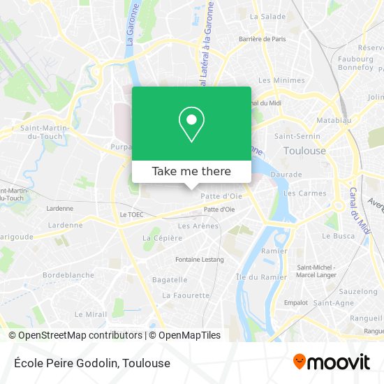 École Peire Godolin map