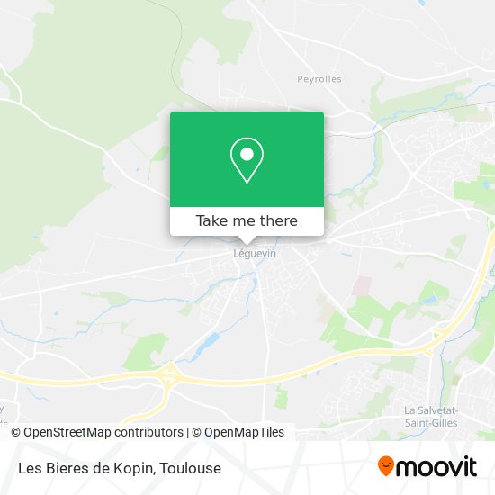 Les Bieres de Kopin map