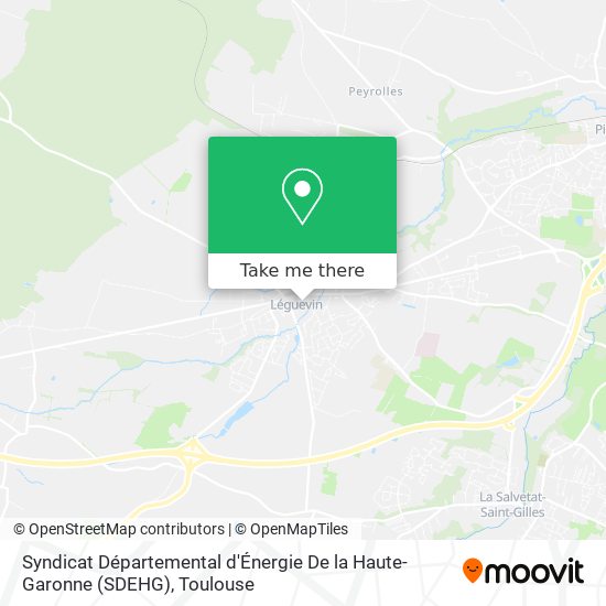 Syndicat Départemental d'Énergie De la Haute-Garonne (SDEHG) map