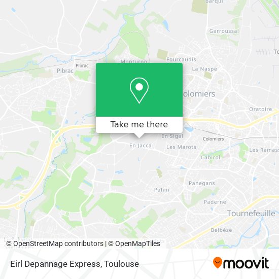 Eirl Depannage Express map