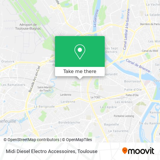 Midi Diesel Electro Accessoires map