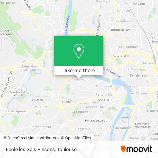 École les Gais Pinsons map