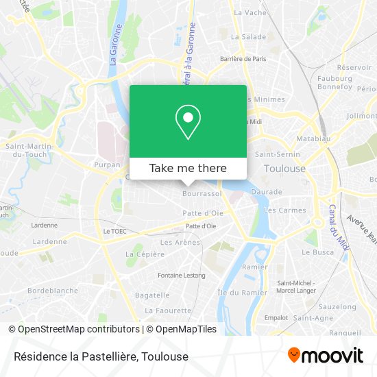 Résidence la Pastellière map