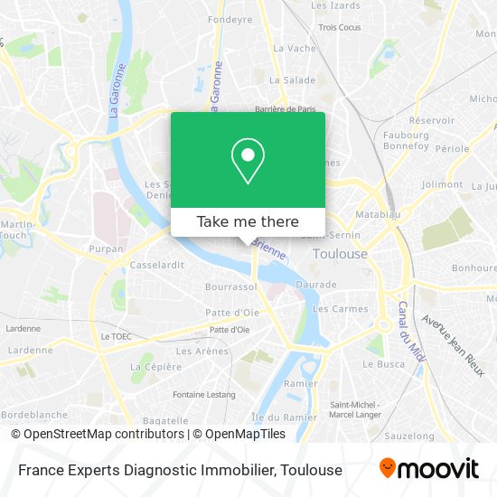 France Experts Diagnostic Immobilier map