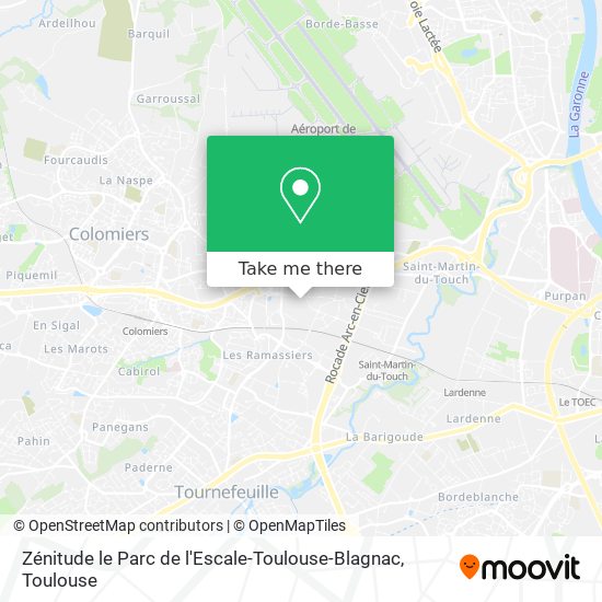 Zénitude le Parc de l'Escale-Toulouse-Blagnac map