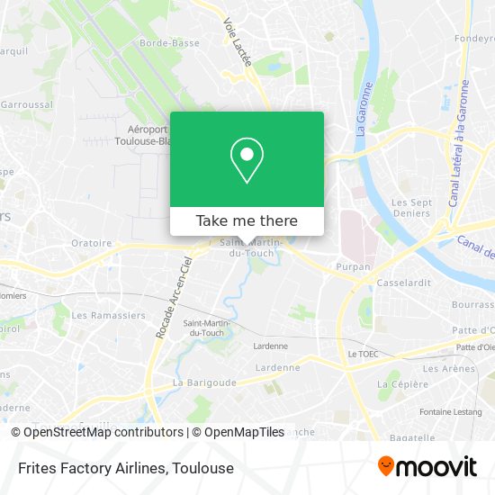 Frites Factory Airlines map