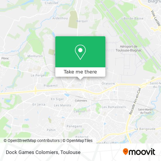 Dock Games Colomiers map